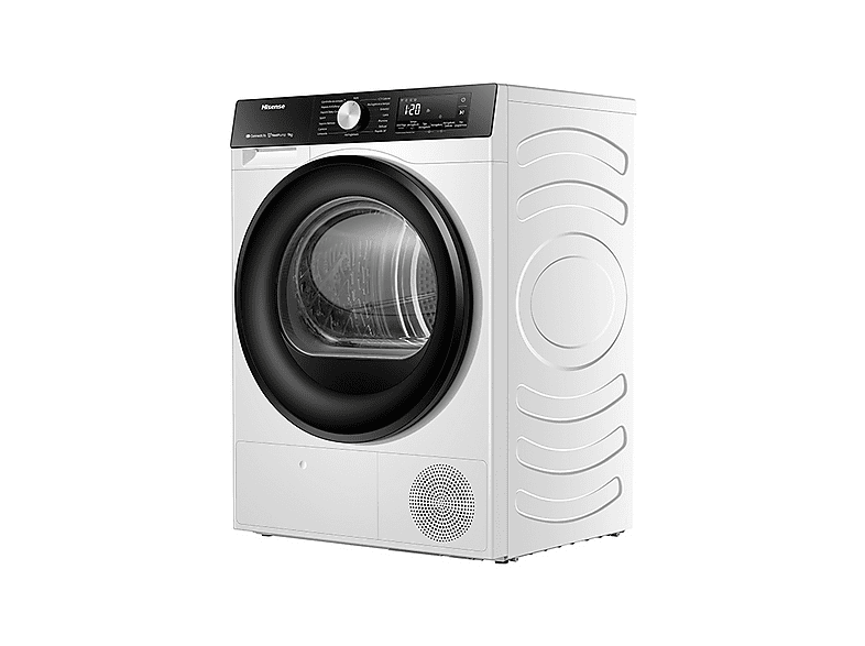 Secadora bomba de calor - Hisense DH3S902BW3, Eléctrico, 9 kg, 16 programas, Blanco