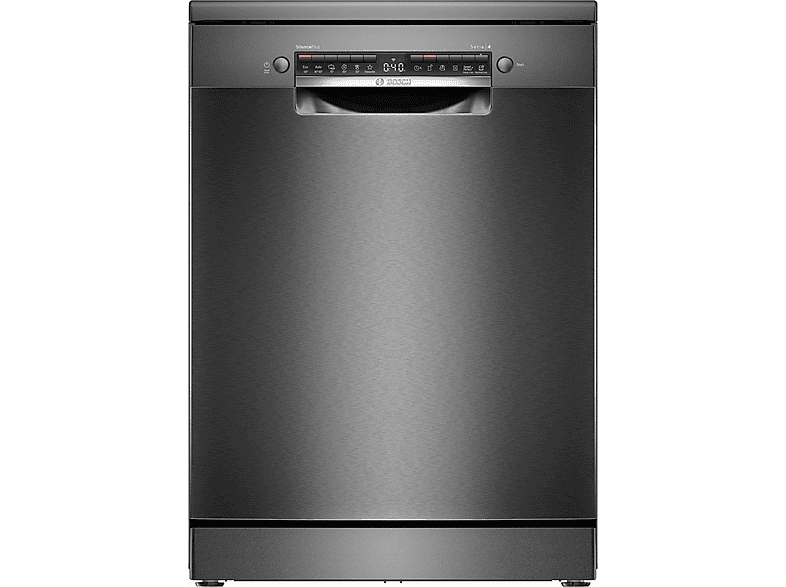 Lavavajillas libre instalación 60 cm - Bosch SMS4EMC06E, 14 servicios, 6 programas, 600 mm, Negro