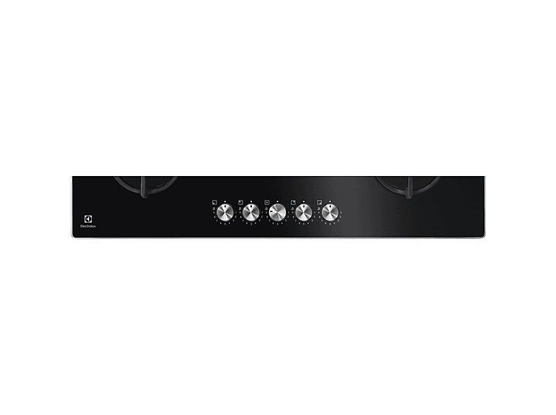 Placa de gas - Electrolux KGG95372K, 5 zonas, Gas Natural, 880 mm, Negro