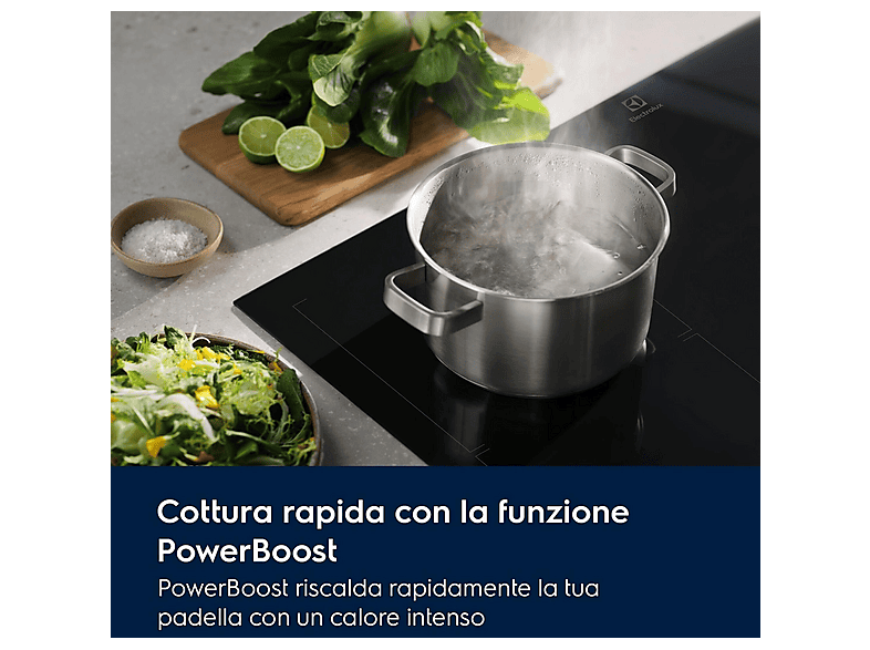 Placa de inducción - Electrolux 949492551, 2 zone(s) zonas, 29 cm, Negro