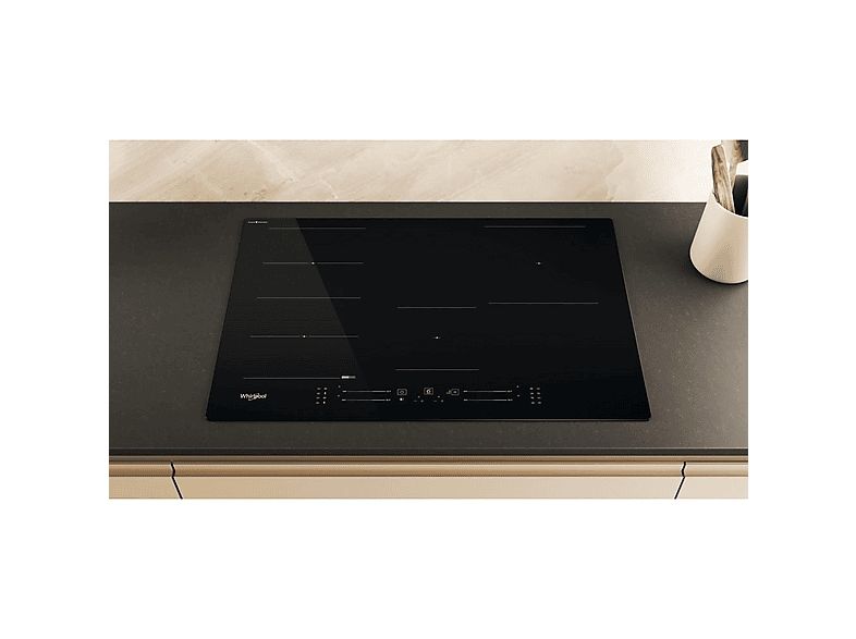 Placa de inducción - Whirlpool WFS1577CPNE, 4 zone(s) zonas, 770 mm, Negro