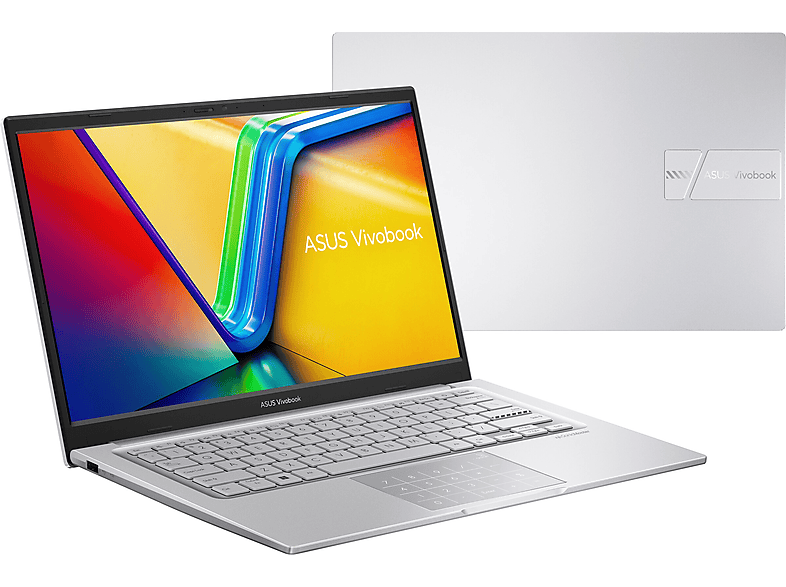 Portátil - ASUS VivoBook 14 X1404VAP, 14 " Full-HD, Intel Core 7 150U, 16 GB RAM, 1 TB SSD, UHD Graphics, Windows 11 Home, Plata fria