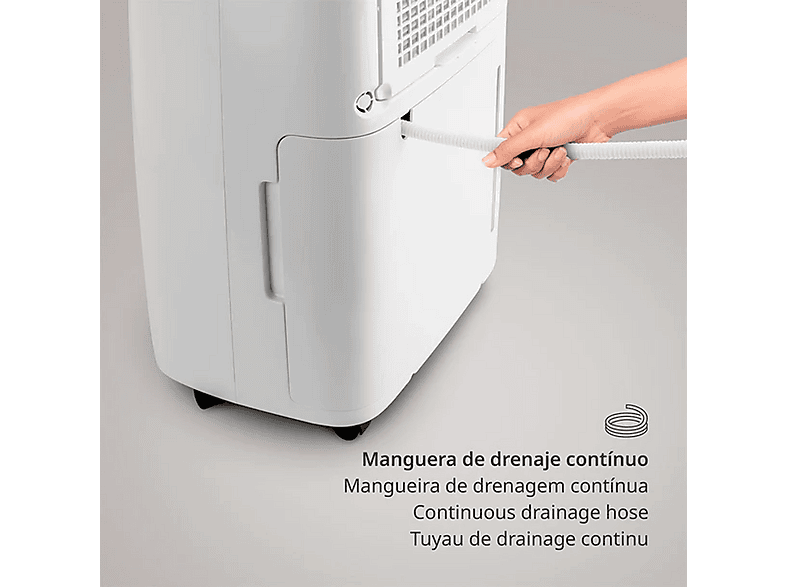 Deshumidificador - Ufesa DESHUMIDIFICADOR-BREEZE DRY 5000-20L, 6 l, 40 m², Blanco