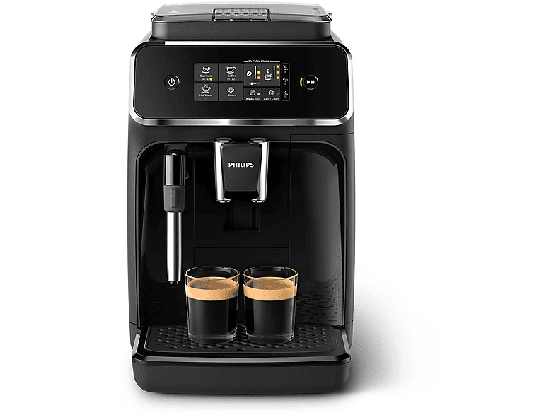 Máquina espresso - Philips 2200 series EP2225/10, 15 bar, 1500 W, 2 tazas, Gris