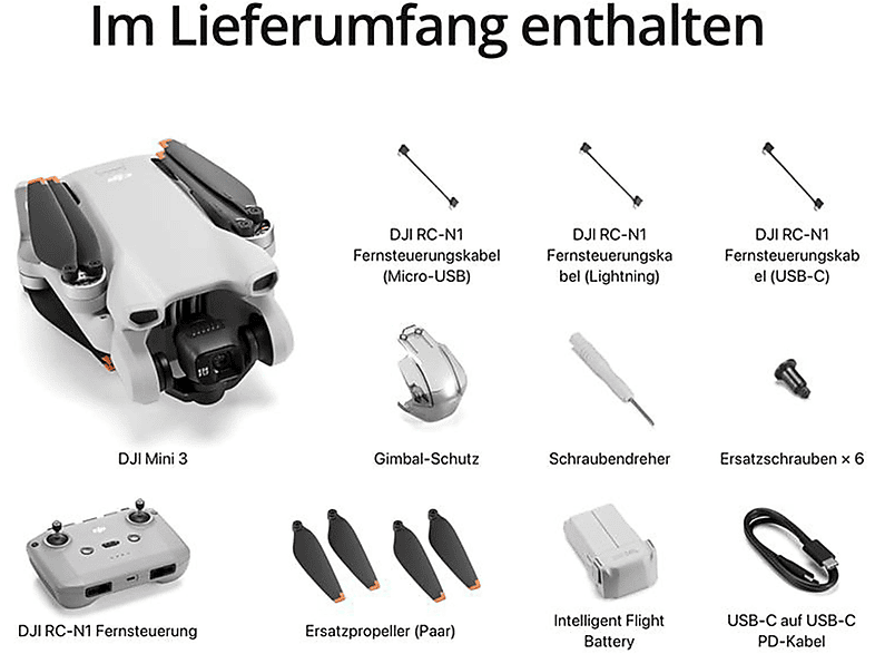 Drone - DJI CPMA058401, 12 megapixel, 38 min, Gris