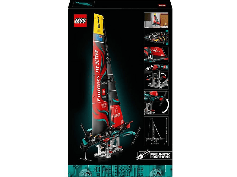 Juego de construcción - LEGO Technic Velero Emirates Team New Zealand AC75 - 42174, edad recomendada: 18 año(s), 962 piezas