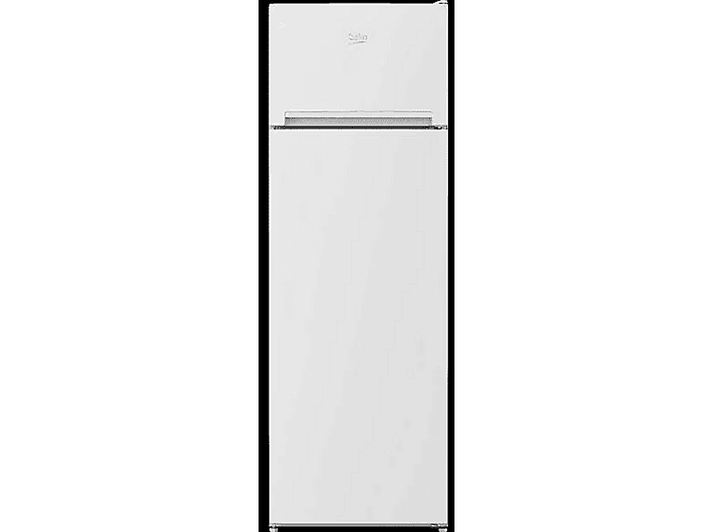 Frigorífico dos puertas - Beko RDSA280K40WN, Cíclico, Altura 1606 mm, Capacidad 280 l, Blanco