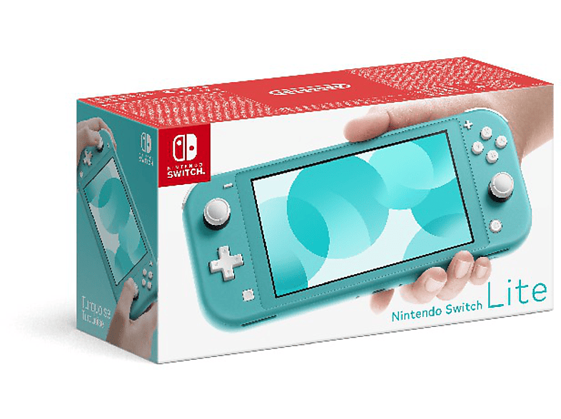 Consola - Nintendo Switch Lite, Portátil, Controles integrados, Azul turquesa