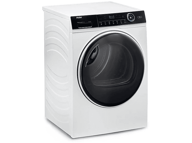 Secadora bomba de calor - Haier 31102746, Eléctrico, 9 kg, 14 programas, Blanco