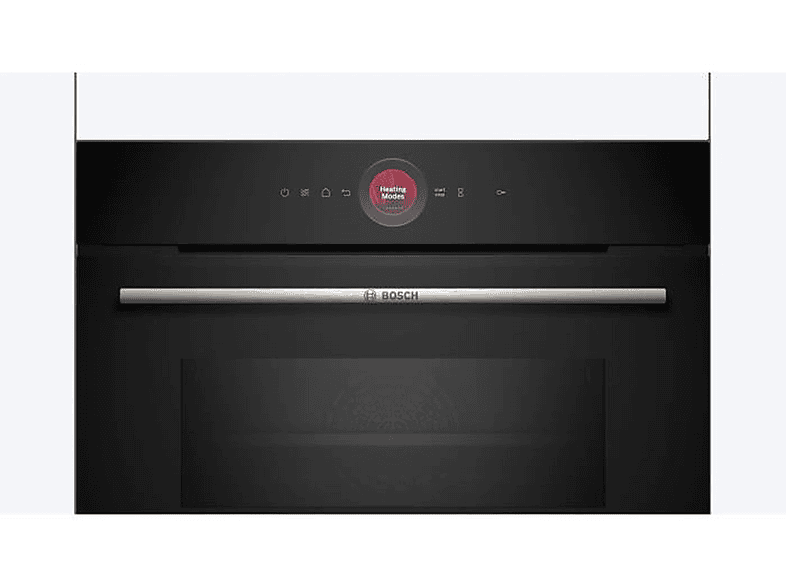Horno compacto - Bosch CMG7241B1, Integrable, Hidrolítica, 45 l, 59,4 cm, Negro