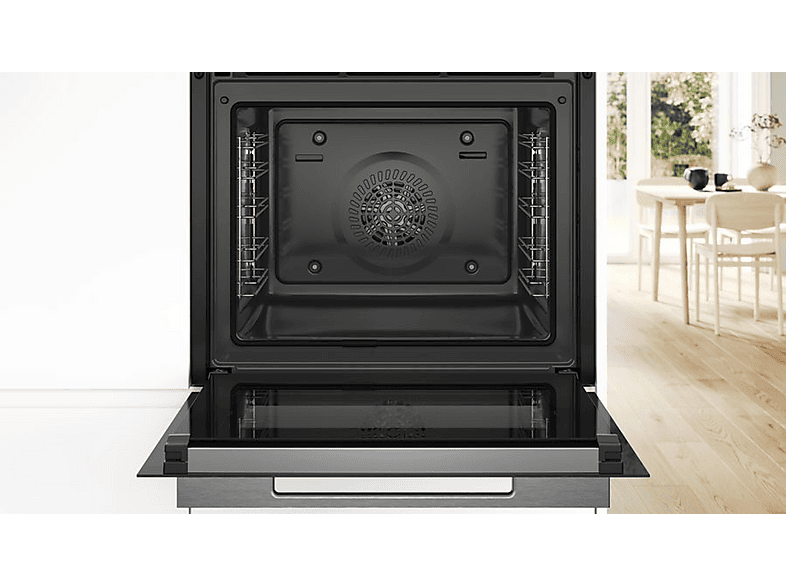 Horno multifunción - Bosch HBG7741W1, Integrable, 71 l, 548 mm, Blanco