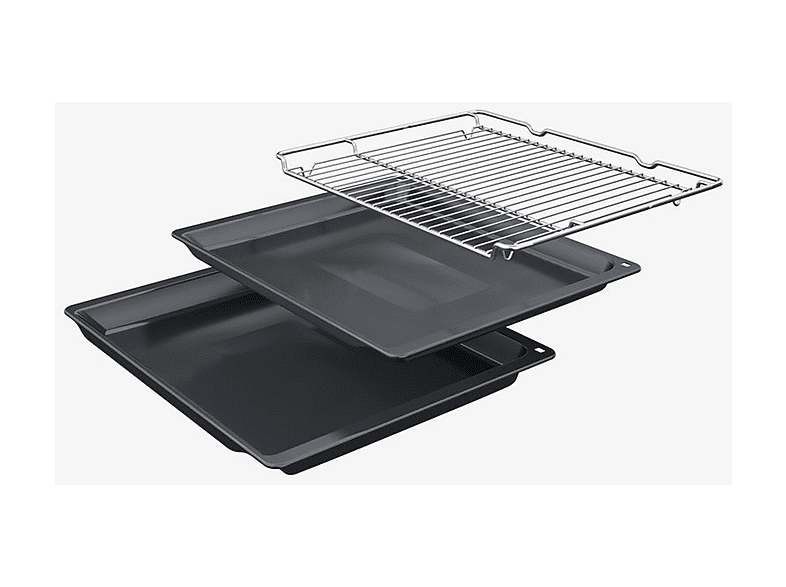Horno multifunción - Bosch HBG7741W1, Integrable, 71 l, 548 mm, Blanco
