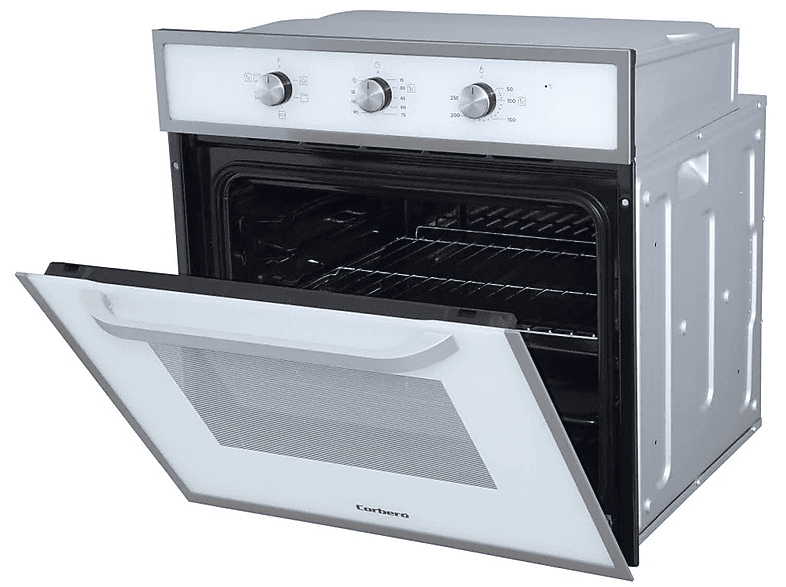 Horno multifunción - Corbero CCHM603W, 70 l, 59,5 cm, Blanco