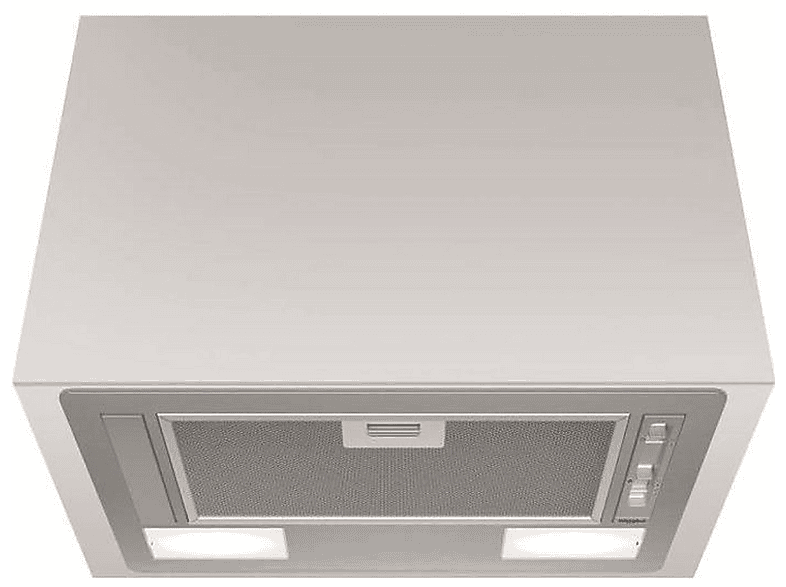 Campana convencional - Whirlpool WCT 64 FLS X, 3 velocidades, 332 m³/h, 534 mm, Acero inoxidable