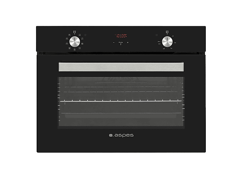 Horno multifunción - Aspes AHM9500DCN, Integrado + Libre instalación, 50 l, 59,5 cm, Negro