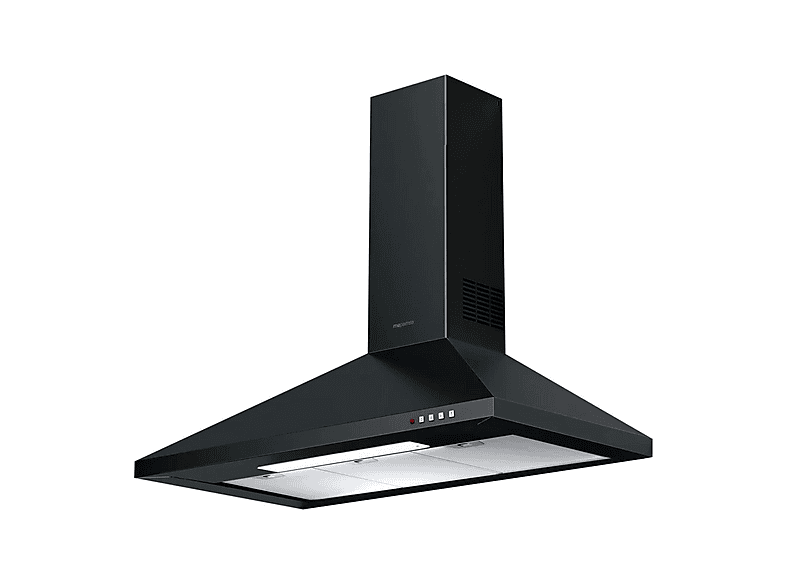 Campana decorativa - Mepamsa 3200710377, 3 velocidades, 620 m³/h, 900 mm, Negro
