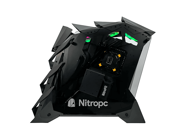 PC Gaming - Nitropc Élite, Intel Core i9-14900KF (24 núcleos, 32 hilos | 1,80 GHz hasta 6,00 GHz), 64 GB RAM, 2 TB SSD, GeForce RTX™ 5080, Negro