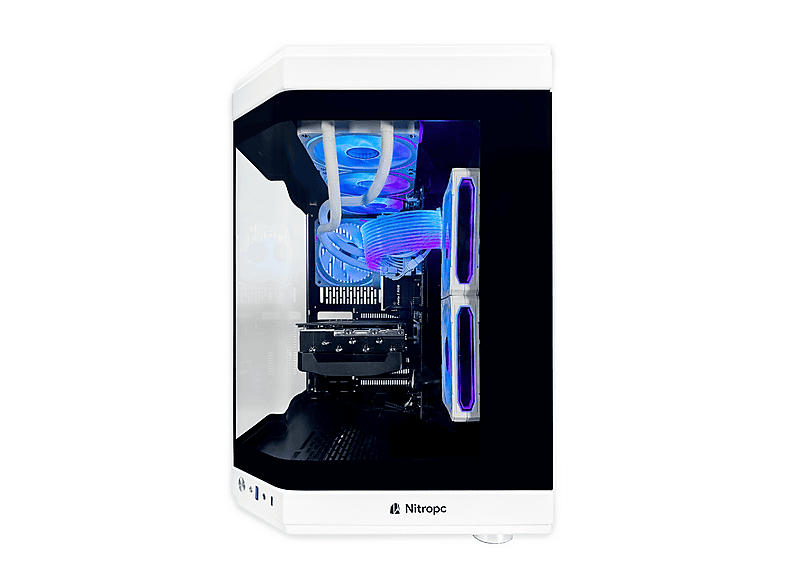 PC Gaming - Nitropc Boost, Intel Core i9-14900KF (24 núcleos, 32 hilos | 1,80 GHz hasta 6,00 GHz), 32 GB RAM, 2 TB SSD, GeForce RTX™ 5080, Blanco