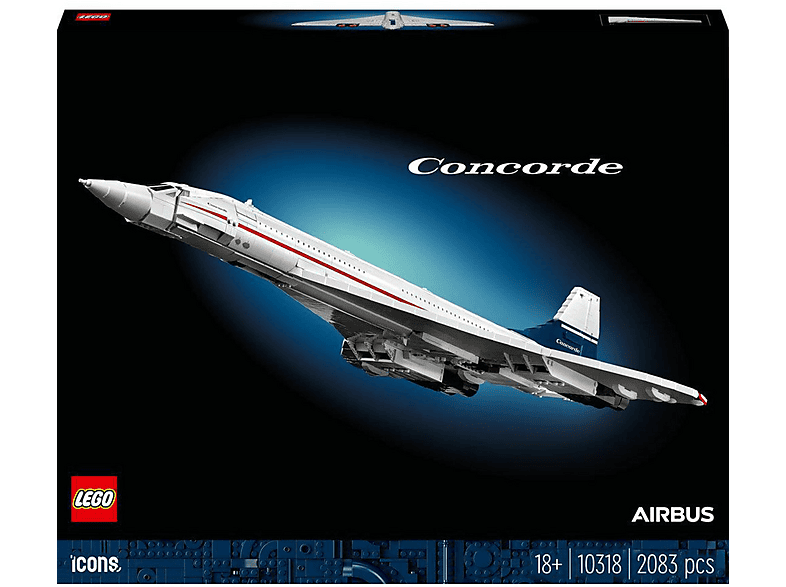 Juego de construcción - LEGO ICONS Concorde, edad recomendada: 18 año(s), 2083 piezas