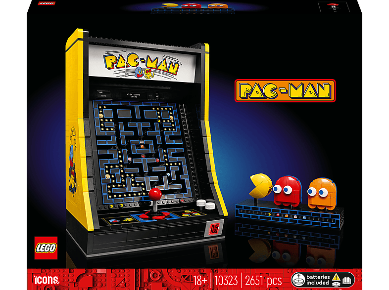 Juego de construcción - LEGO ICONS PAC-MAN Arcade, edad recomendada: 18 año(s), 2651 piezas