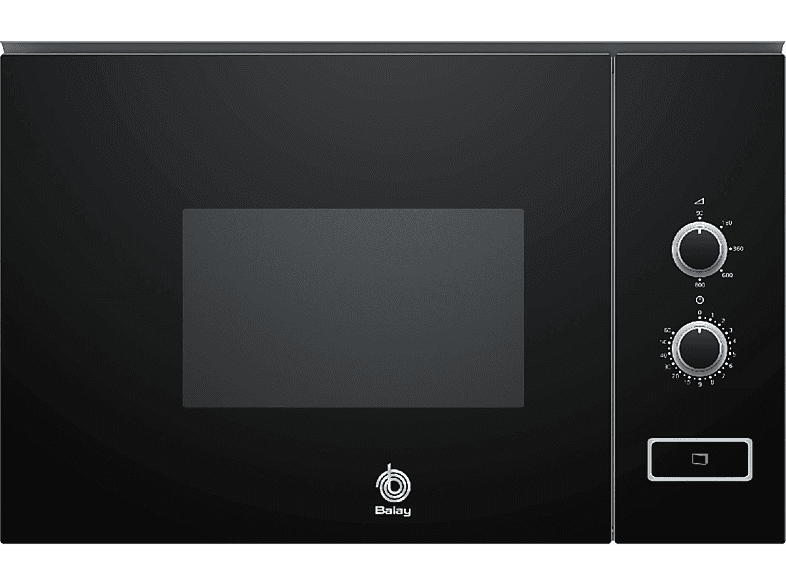 Microondas integrable - Balay 3CP5002N3, 1 kW, 5 niveles potencia, 20 l