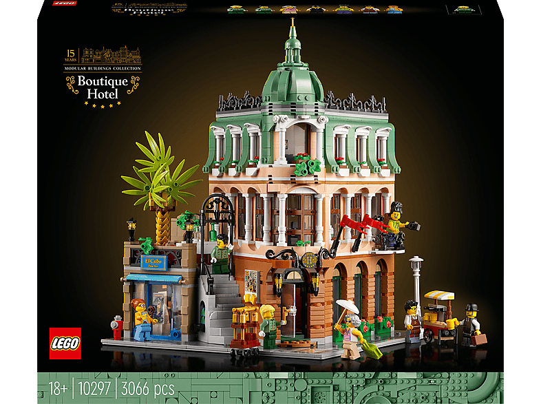 Juego de construcción - LEGO Creator Expert Boutique Hotel, edad recomendada: 18 año(s), 3066 piezas
