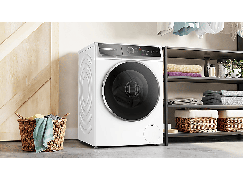 Lavadora carga frontal - Bosch WGB254A1ES, 10 kg, 20 programas, Blanco
