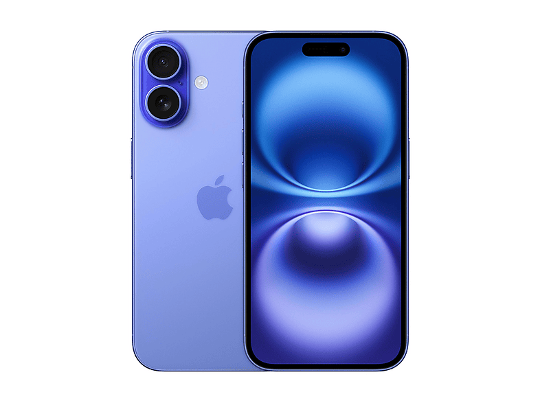 Smartphone - Apple IPHONE 16 256GB BLUE, Azul ultramar, Móvil iOS, 8 GB RAM, 6,1 " OLED Super Retina XDR, Chip A18 Bionic