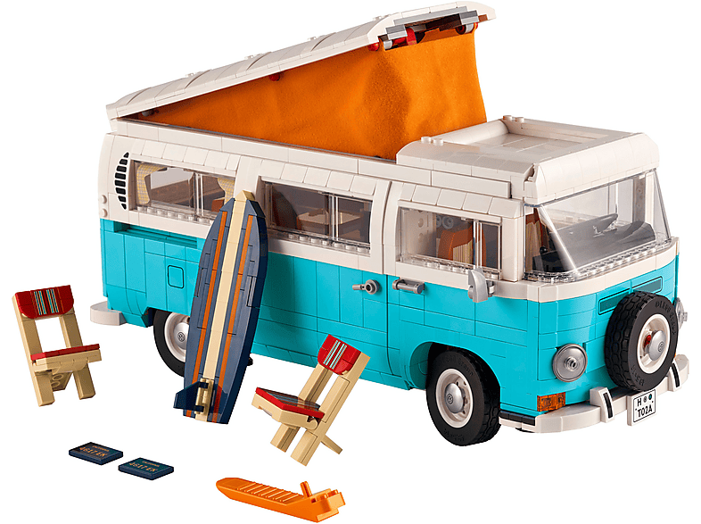 Juego de construcción - LEGO Volkswagen T2 Camper Van 10279, edad recomendada: 18 año(s), 2207 piezas