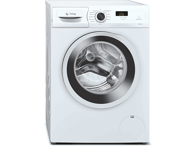 Lavadora carga frontal - Balay 3TS273BA, 7 kg, 1200 rpm, 8 programas, Blanco