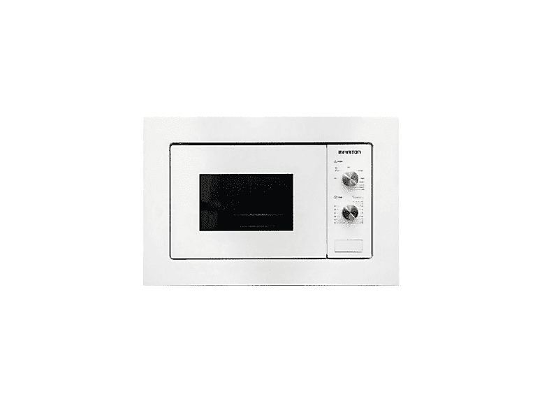 Microondas con grill integrable - Infiniton IMW-WHITE1720, 20 L, 800W, Defrost, Display LED, Blanco
