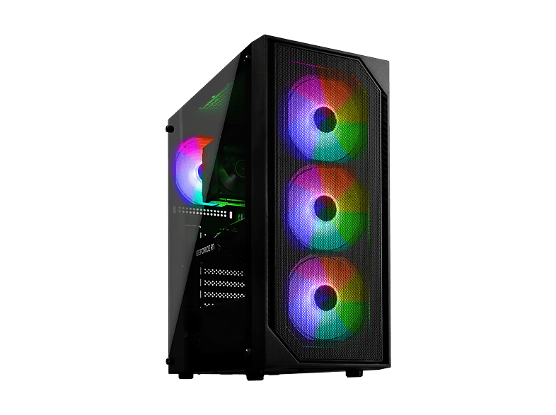 PC Gaming - Cybernerds | V1 | PC Gaming Esencial |, AMD Ryzen 7 5700G (8 x 3.80 GHz con TurboBoost hasta 8 x 4.60 GHz), 16 GB RAM, 1000 GB SSD, Negro