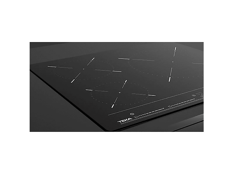 Placa inducción - Teka IBC 63010, 3 zonas, Zona grande 28 cm, Control Touch MultiSlider, 60 cm, Negro
