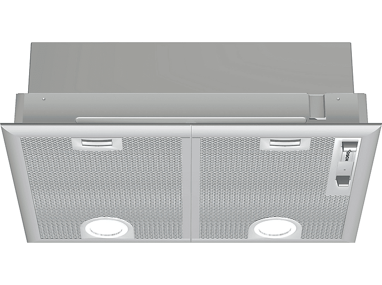 Campana grupo filtrante - Bosch DHL555BL, De pared, 590 m³/h, 53 cm, 206 W, 3 velocidades, Blanco
