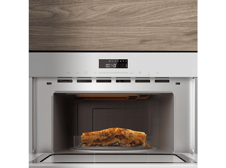 Microondas integrable - Cecotec Bolero Hexa MW703800 Glass White, 1450 W, 1 l, Blanco