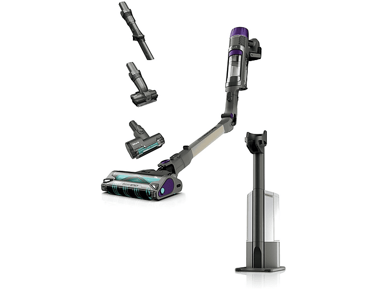 Aspirador escoba - Shark IP3251EUT CLEAN & EMPTY POWERDETECT + VACIADO AUTO, 380 W, Potencia de succión 142 W, Depósito 0,7 l, Autonomía 1min