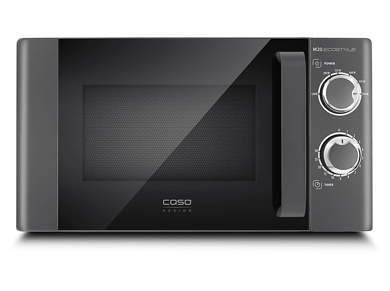 Microondas - Caso 3307, 700 W, 6 potencia, 20 l, Negro