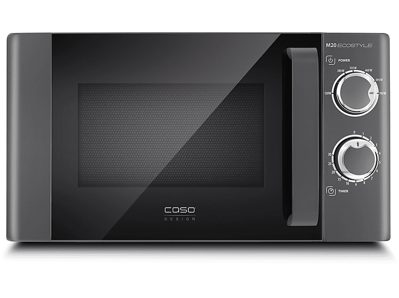 Microondas - Caso 3307, 700 W, 6 potencia, 20 l, Negro