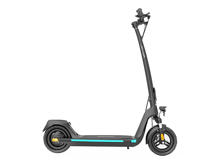 Patinete eléctrico - Joyor C10, Pot. máx. 500 W, Carga máx. 120 kg, Negro