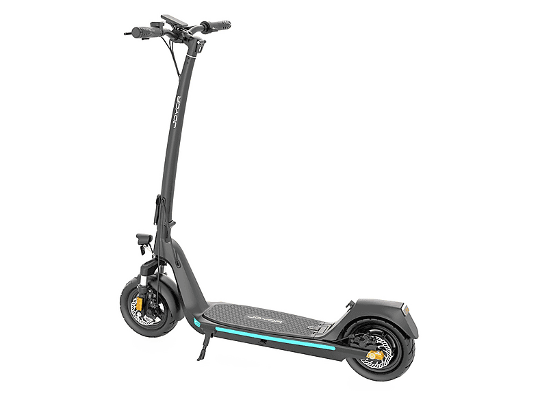 Patinete eléctrico - Joyor C10, Pot. máx. 500 W, Carga máx. 120 kg, Negro
