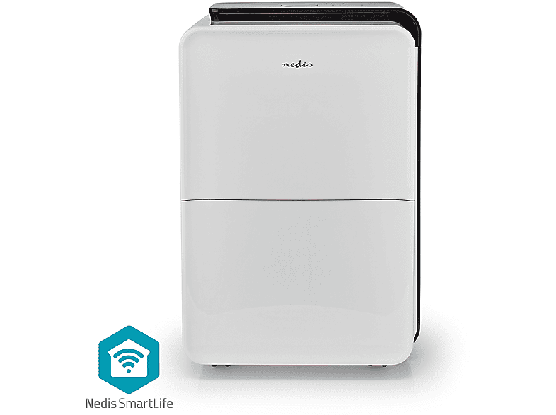 Deshumidificador - Nedis SmartLife, 4,0 l, 50 m², Blanco