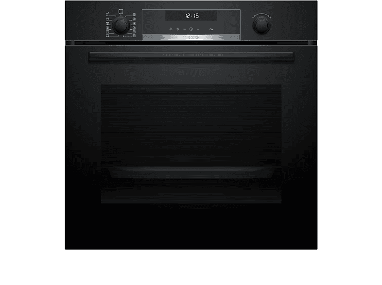 Horno multifunción - Bosch HBG578EB7, Integrable, Pirolítico, 71 l, 66 mm, Black