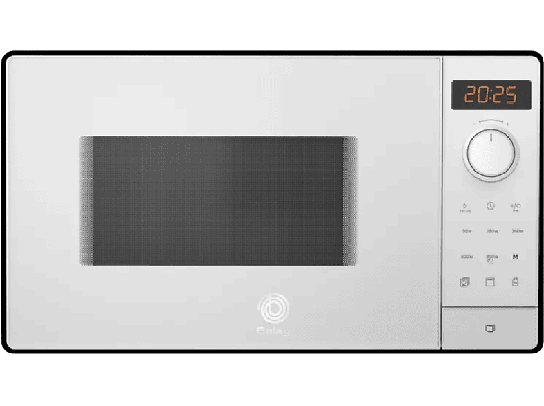 Microondas integrable - Balay BAL3CG6142B4, 800 W, 5 potencia, 20 l, Blanco