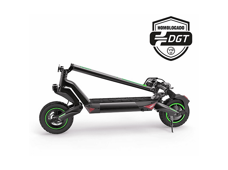 Patinete eléctrico - Youin XLMAX - Doble Susp, FRENOS HIDRÁULICOS - Homologado DGT, Pot. máx. 1200 W, Carga máx. 120 kg, 20000 mAh, Negro