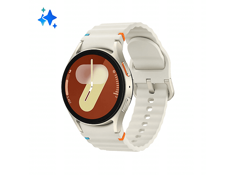 Smartwatch - Samsung Galaxy Watch7 Small, 40 mm, Aluminio, Crema