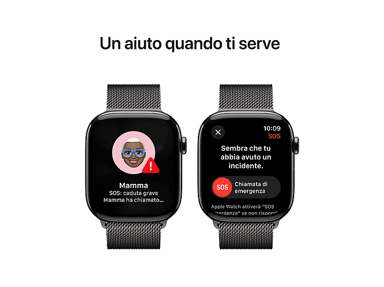 Apple Watch - Apple APPLE WATCH S10 46 SL TI SL ML SM CEL-YPT, 140 a 245 mm, Titanio, Pizarra