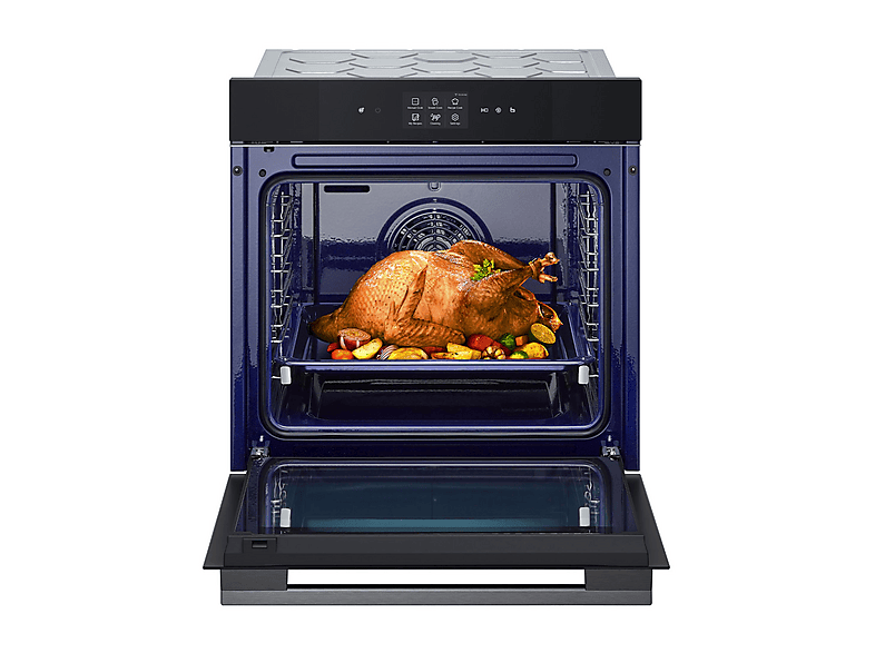 Horno a vapor - LG WSED7667M, Integrable, 76 l, 59,2 cm, Cristal negro mate
