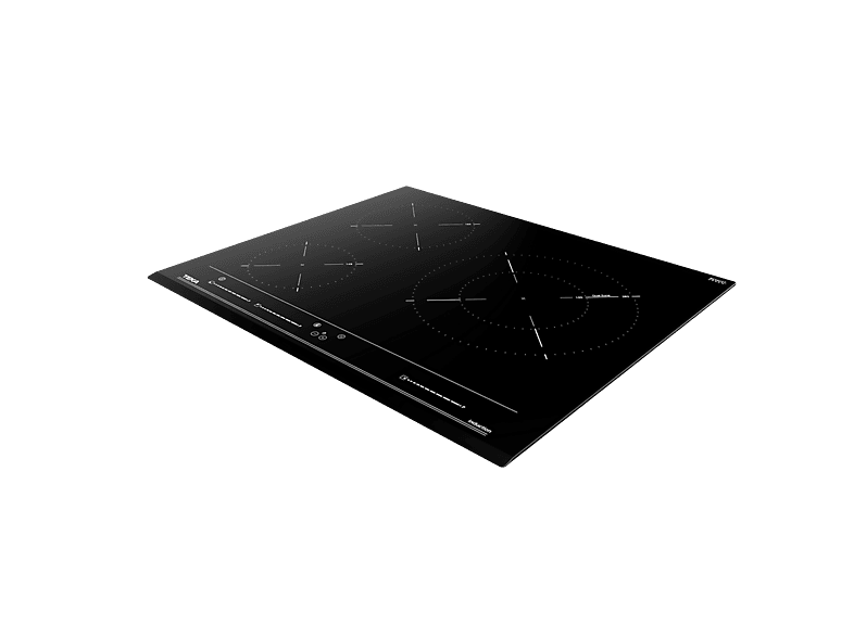 Placa inducción - Teka IZC 63015 MSS, 3 zonas, Zona grande 28 cm, Touch Control, 60 cm, Negro