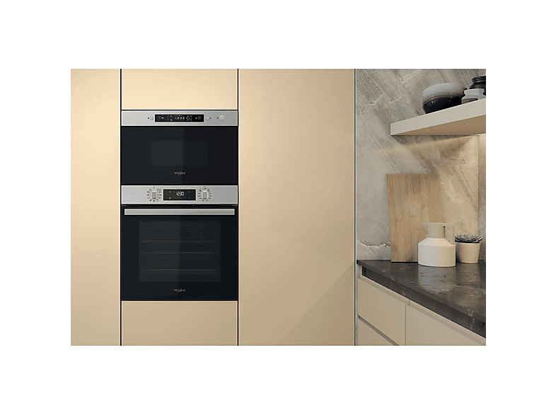 Microondas - Whirlpool MBNA920X, 4 potencia, 22 l, Acero