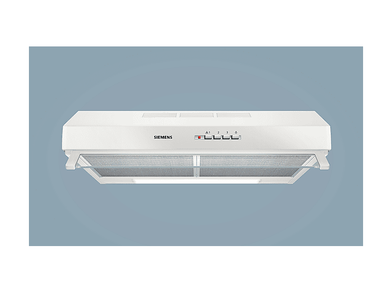 Campana convencional - Siemens LU63LCC20, 3 velocidades, 350 m³/h, 600 mm, Blanco